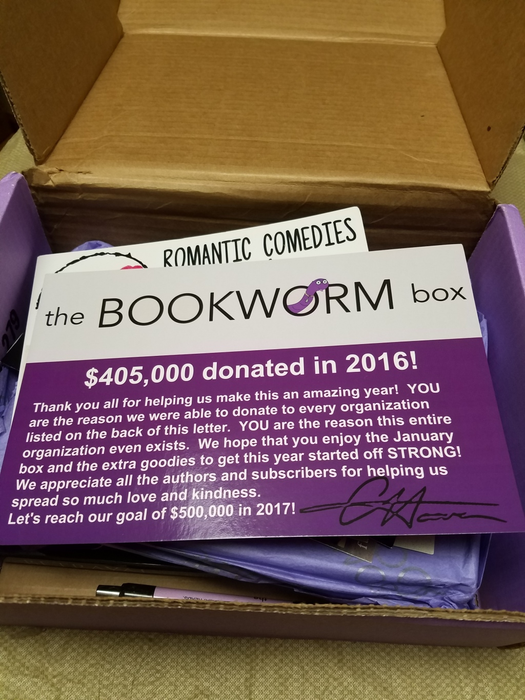 Bookworm Box Reveal (Jan 2017)