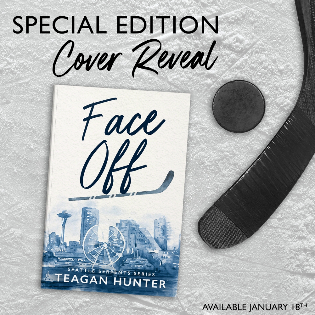 Teagan Hunter has revealed the gorgeous special edition cover for Face Off!